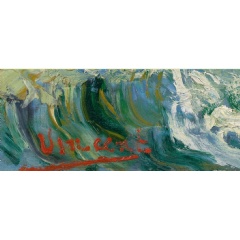 Detail from Vincent van Gogh, Seascape near Les Saintes-Maries-de-la-Mer from 1888, oil on canvas, Van Gogh Museum, Amsterdam (Vincent van Gogh Foundation)