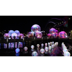 Evanescent, a light installation by Australian art studio Atelier Sisu.