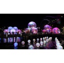 Light art and hydrogen come together at Lutakko square during the City of Light event