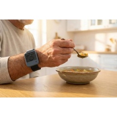 Encora Therapeutics started as a class project in 2.009, in MIT’s iconic product-design class. The wearable is now an FDA-cleared treatment for tremors.
Credit: Courtesy of Encora Therapeutics