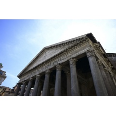 An ancient building with columns. Credit: Aytug Can Sencar/Andalou via AFP