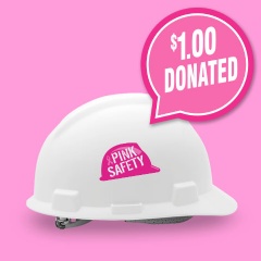 Accuform will donate $1.00 for each sale of a unique, �Pink Safety� sticker during October