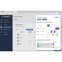 The Retain Enterprise Browser Extension gathers customer engagement data from across your enterprise and creates actionable insights to power the best team habits that drive revenue and retention.
