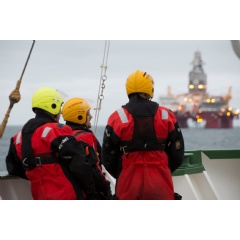 Arctic Sunrise protest Arctic Oil Drilling in Barents Sea