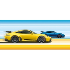 911 GT3, 2021, Porsche AG
911 GT3: Fuel consumption combined (NEDC) 13.3 – 12.4 l/100 km, Fuel consumption combined (WLTP) 13.0 – 12.9 l/100 km, CO2 emissions combined (NEDC) 304 – 283 g/km, CO2 emissions combined (WLTP) 294 – 293 g/km