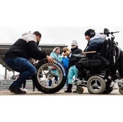 Make-A-Wish: Fasil on a secret mission at the Porsche development center in Weissach, 2022, Photo credit: grossaufnahmen.de