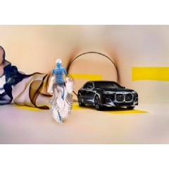 Campaign with Nick Knight for the market launch of the new BMW i7