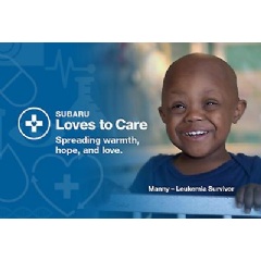 Subaru is proud to announce it will partner with The Leukemia & Lymphoma Society® (LLS) for the seventh consecutive year for Subaru Loves to Care month in June. (See complete caption bellow)