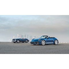 356 America Roadster, 911 Carrera GTS Cabriolet America edition, 2022, Porsche Cars North America (See complete caption below)