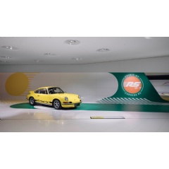 911 Carrera RS 2.7 in Touring spec, Spirit of Carrera RS special exhibition, Porsche Museum, Zuffenhausen, 2022, Porsche AG