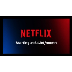 Netflix Starting From £4.99 a Month