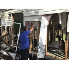 When Hurricane Florence crossed the North Carolina, coast on September 14, 2018, it brought hurricane-force winds and  as forecasted  strong storm surge. (see complete caption below)