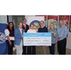 Homecoming 250 Navy Marine Corps nonprofit receives a donation from Subaru of America, Inc. (SOA).(see complete caption below)