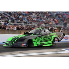 Matt Hagan drives his rebuilt Dodge//SRT Hellcat Funny Car at Route 66 Nationals.