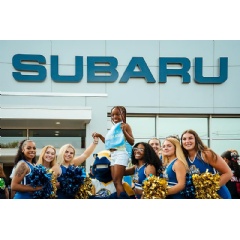 Quality Subaru (Wallingford, CT) partnered with Make-A-Wish® Connecticut to throw a cheer-themed party for Hamden resident Chloe, featuring performances from local cheer and dance teams.
