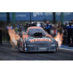 Matt Hagan extended his NHRA Funny Car point lead to 61 at the Menards NHRA Nationals.