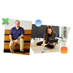 In Houston, educators like Juan Marquez (left portrait) are using Apple tools and resources to empower the next generation of Hispanic learners.