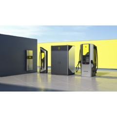 Lotus Flash Charge - Full range of liquid-cooled solutions including a wall-mounted Residential Battery Storage System