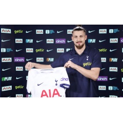 Radu proudly displays his new shirt