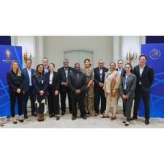 Participants at the UEFA and OFC seminar, held in D�sseldorf in June 2024 Pau Barrena � UEFA/UEFA via Getty Images