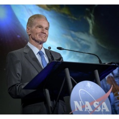 NASA Administrator Bill Nelson talks to the agency’s workforce during his first State of NASA event Wednesday, June 2, 2021, at NASA Headquarters Mary W. Jackson Building in Washington.
NASA/Bill Ingalls