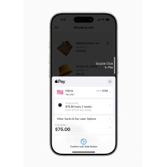 Eligible users in the U.S. and U.K. can now access Klarna’s flexible payment options right at checkout online and in-app with Apple Pay on iPhone and iPad.