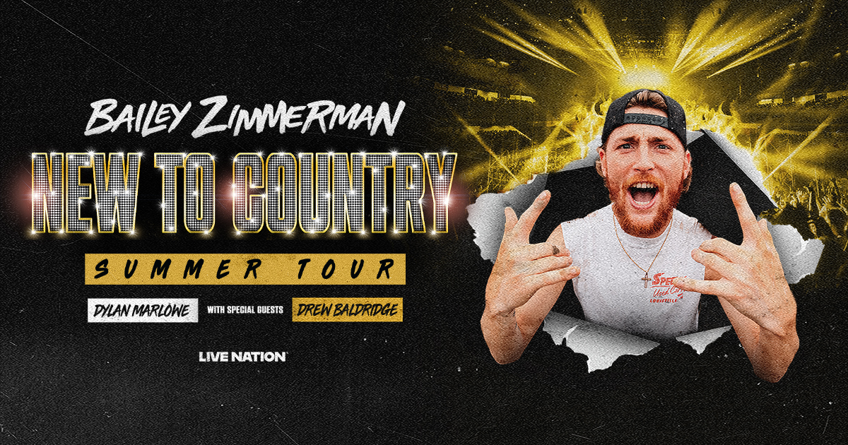 Bailey Zimmerman Announces Summer 2025 U.S. Headlining Dates For His New To Country Tour WebWire