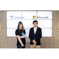 Chema Alonso, Chief Digital Officer of Telefónica and Paco Salcedo, President of Microsoft Spain