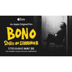 “Bono: Stories of Surrender” premieres May 30, 2025 on Apple TV+.