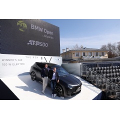 BMW Open by Bitpanda 2025 - Christian Ach (Head of BMW Germany), Patrik Kühnen (Tournament Director),