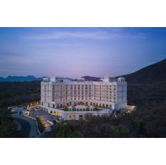 Udaipur Marriott Hotel Exterior by Night