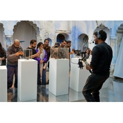 Cinematographer Sunil Borkar (right) shoots 4K120 fps on iPhone 16 Pro Max to enable flexibility while pacing the edit of the psychological thriller Tinctoria.