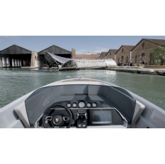 An architectural installation as a bridge to e-mobility on water and on land