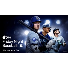 Apple and Major League Baseball unveiled the July schedule for “Friday Night Baseball” on Apple TV+.