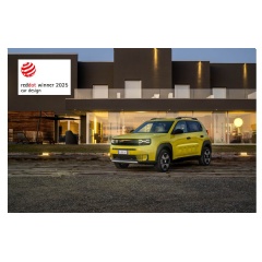 Fiat Grande Panda wins the “Red Dot Award” 2025
