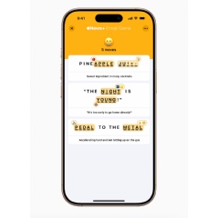 Available today, Emoji Game is an original puzzle that challenges Apple News+ subscribers to use emoji to complete short phrases.