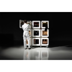 NuCLEUS, developed by Interstellar Lab, is an autonomous system that grows microgreens, vegetables, and more for astronauts to eat in space. Interstellar Lab