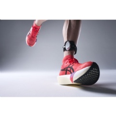 Device mock-up worn by athlete