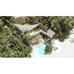 Resort rendering, Vaagali Maldives, Vignette Collection