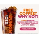Dunkin�� is Giving Away One Million Free Coffees in the Spirit of ProDUNKtivity