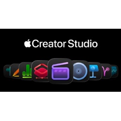 Apple Creator Studio is a collection of powerful creative apps for video editing, music making, creative imaging, and visual productivity.