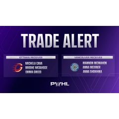 Ottawa Charge and Vancouver Goldeneyes Complete Six-Player Trade