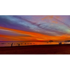 Sunset view of Kota Kinabalu