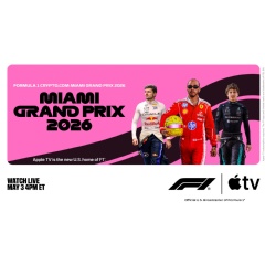 This weekend, the Miami Grand Prix streams live on Apple TV, delivering a premium viewing experience with comprehensive coverage and analysis.