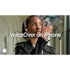 Now with Apple Intelligence, VoiceOver is more powerful than ever in helping users who are blind or have low vision explore their surroundings and onscreen images.