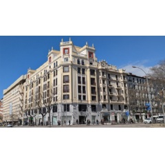 Pictured: The property in Barrio Salamanca