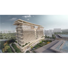 From left to right: InterContinental Shenzhen ICSZ, InterContinental Taipei, Holiday Inn Shanghai NECC