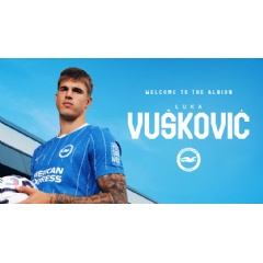 Albion sign Luka Vuskovic from Tottenham
