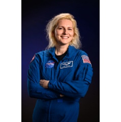 NASA astronaut Deniz Burnham poses for a portrait at NASA’s Johnson Space Center in Houston. Credit: NASA/Robert Markowitz