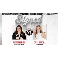 PWHL Detroit Signs Top Picks Andrea Br�ndli and Casey Borgiel